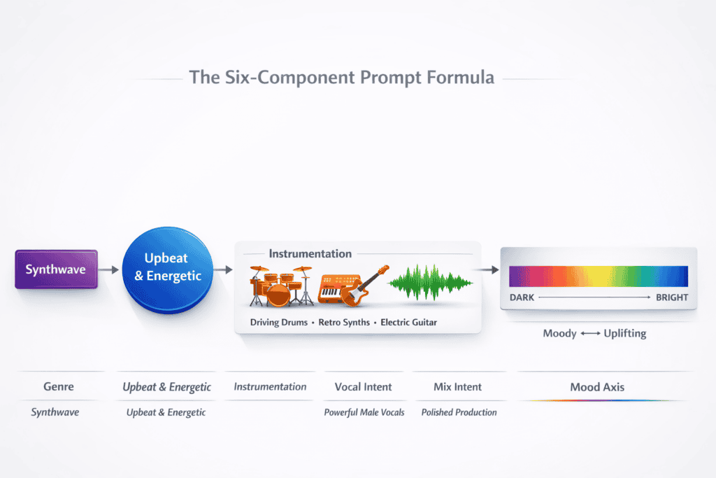 music prompts formula