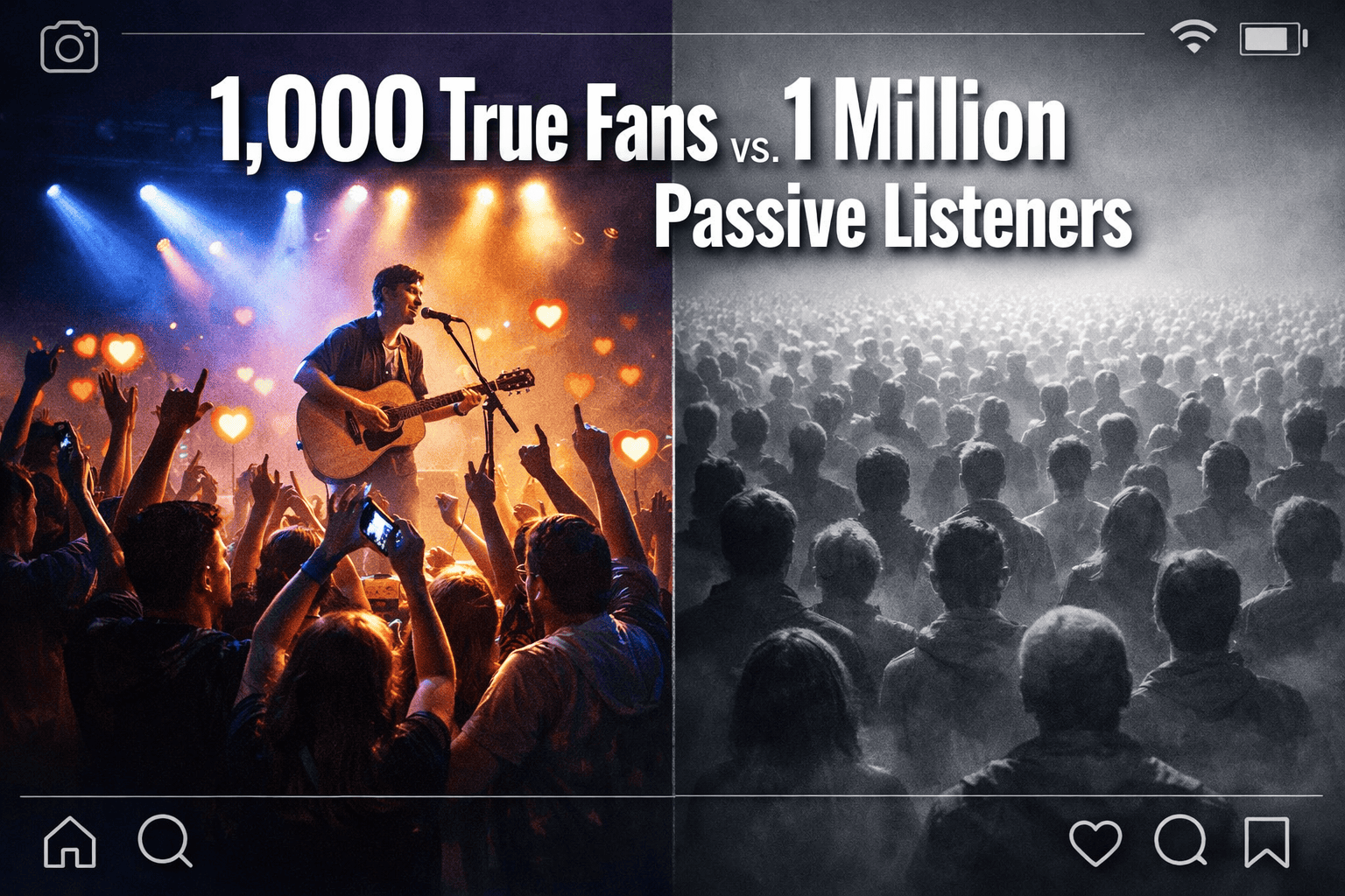 Depth Over Width: Why 1,000 True Fans Outperform 1 Million Passive Listeners—and How to Identify Your Superfan Segment on Instagram