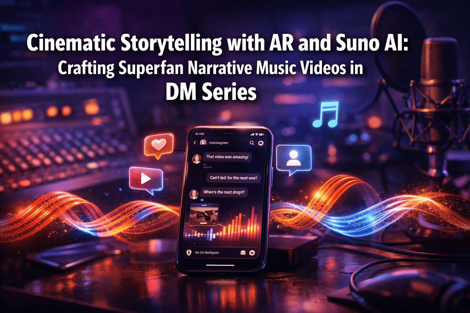 Cinematic Storytelling with AR and Suno AI: Crafting Superfan Narrative Music Videos in DM Series