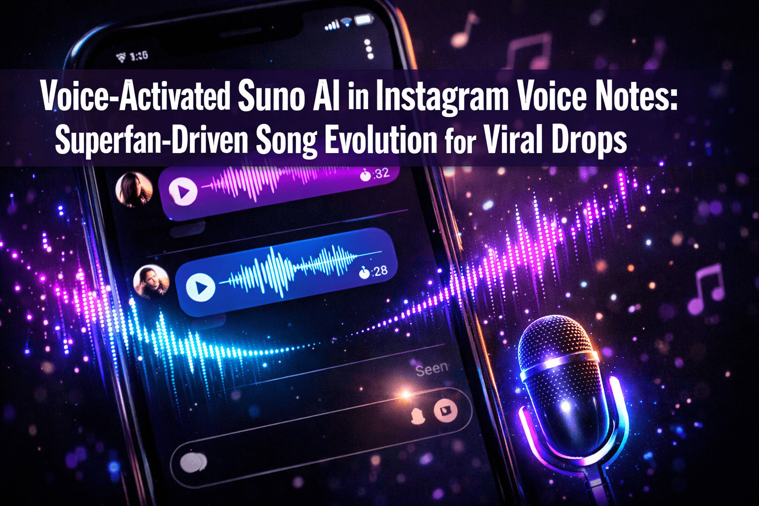 Voice-Activated Suno AI in Instagram Voice Notes: Superfan-Driven Song Evolution for Viral Drops