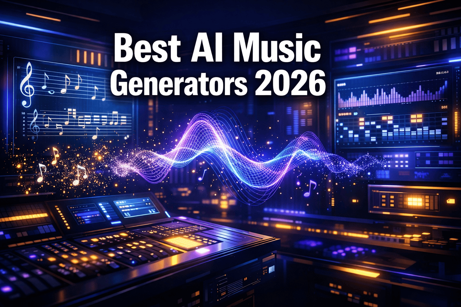 best AI music generators 2026