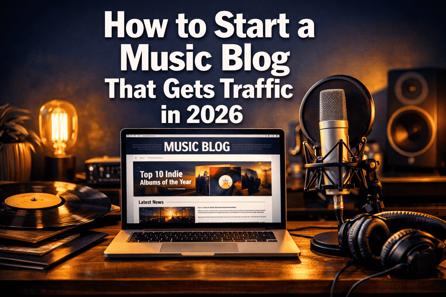how to start a music blog that gets traffic 2026