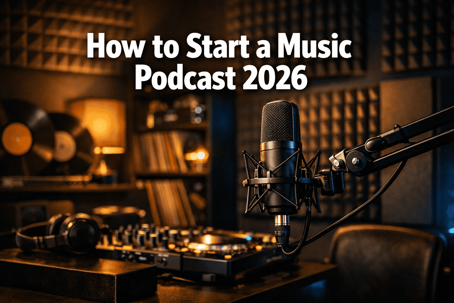 how to start a music podcast 2026