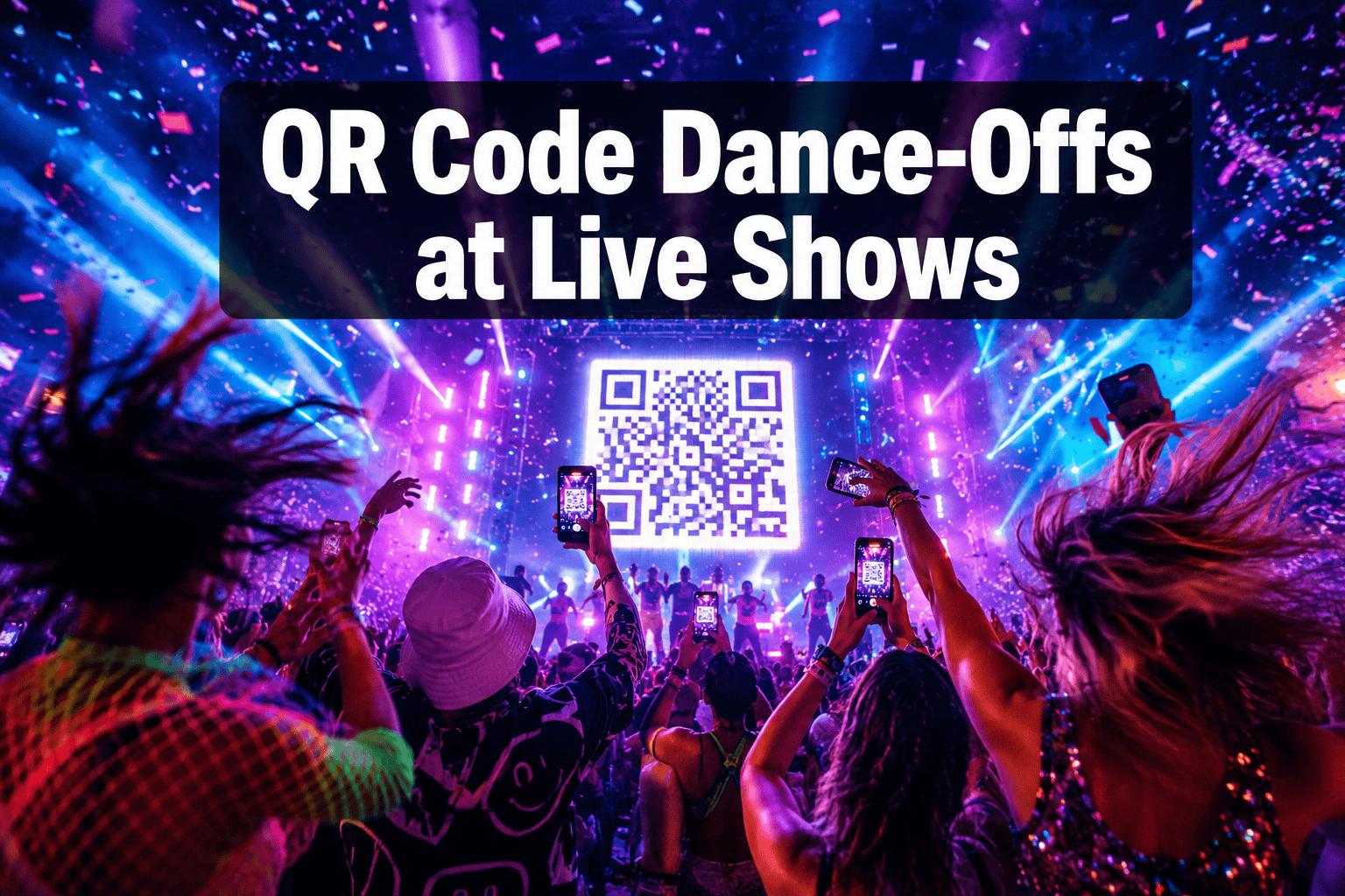 QR Code Dance-Offs at Live Shows: From "QR Code How To Get" to On-the-Spot Fan Video Surveys and Contest Entries