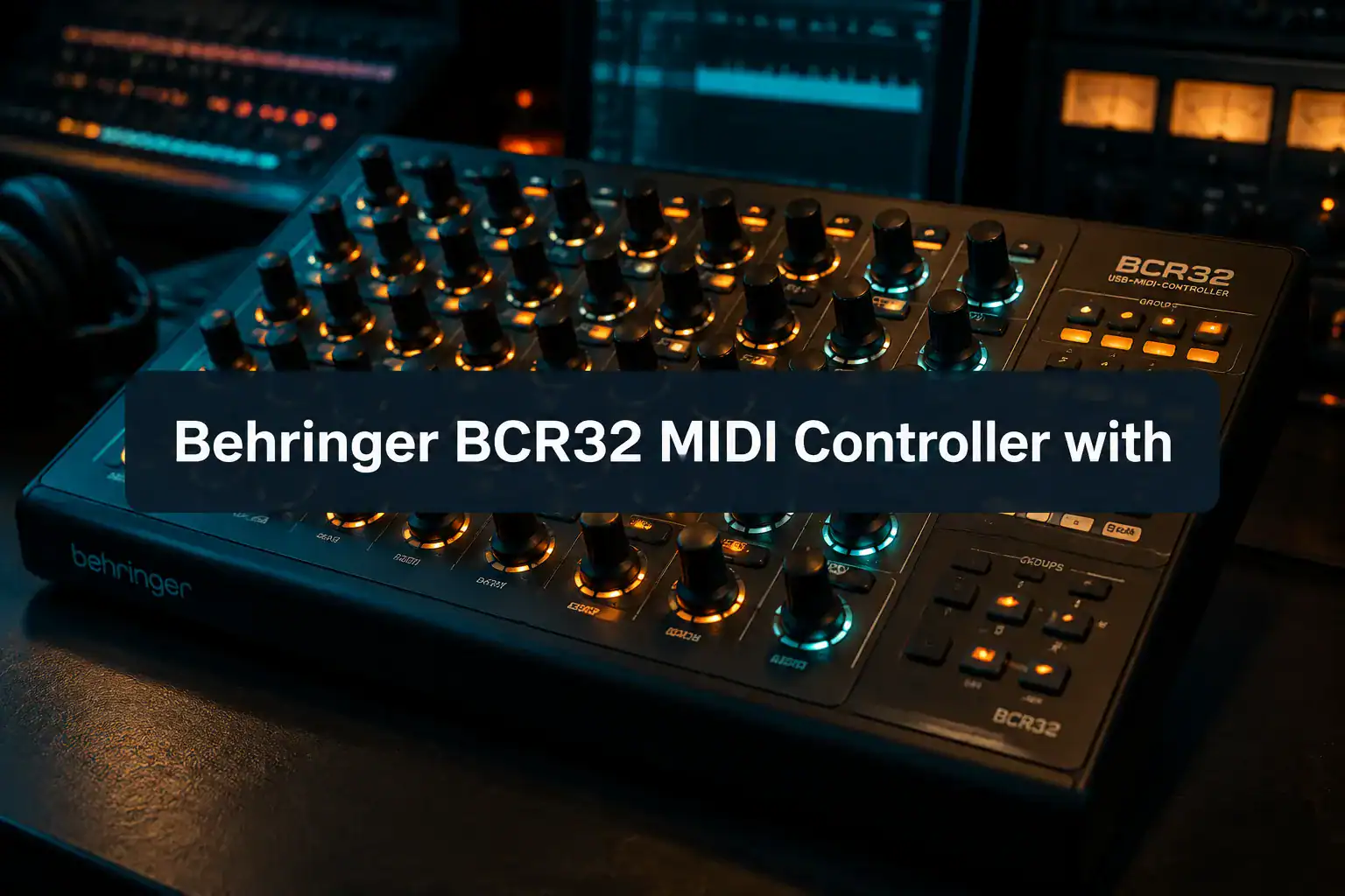 Behringer BCR32 MIDI Controller with Sequencer (2026)